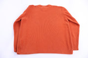 Harley Davidson Motorcycles Orange Knit Sweater - Sweater - Thrifted Threads