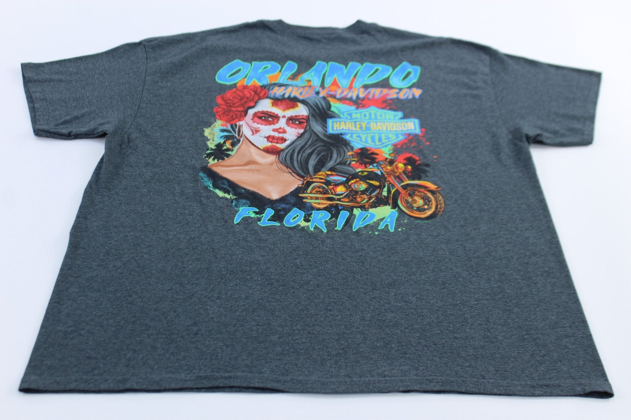 Harley Davidson Motorcycles Orlando, Florida T-Shirt - ThriftedThreads.com