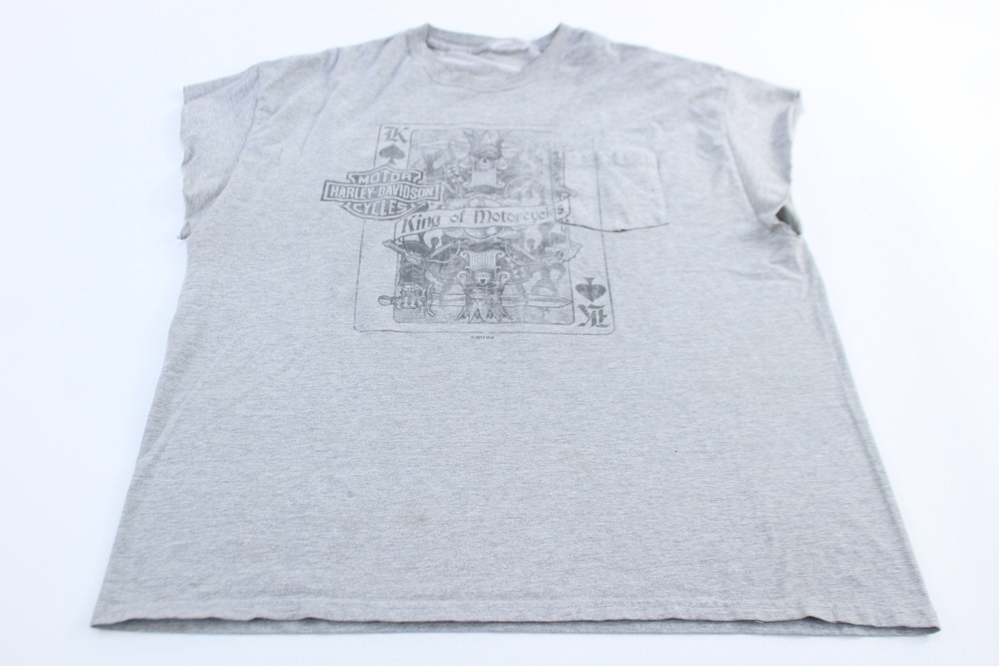 Harley Davidson Motorcycles Palm Beach, Florida Flame Eagle Tank Top - Jerseys/Tanks - Thrifted Threads