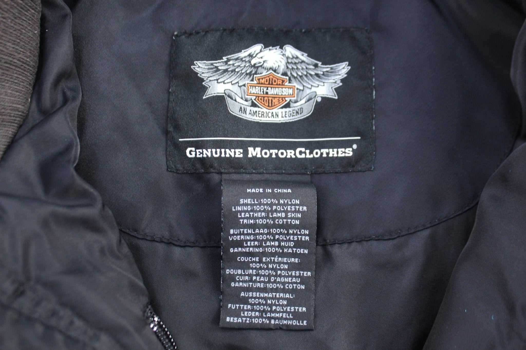 Harley Davidson Motorcycles Racing Biker Jacket - Jacket - Thrifted Threads