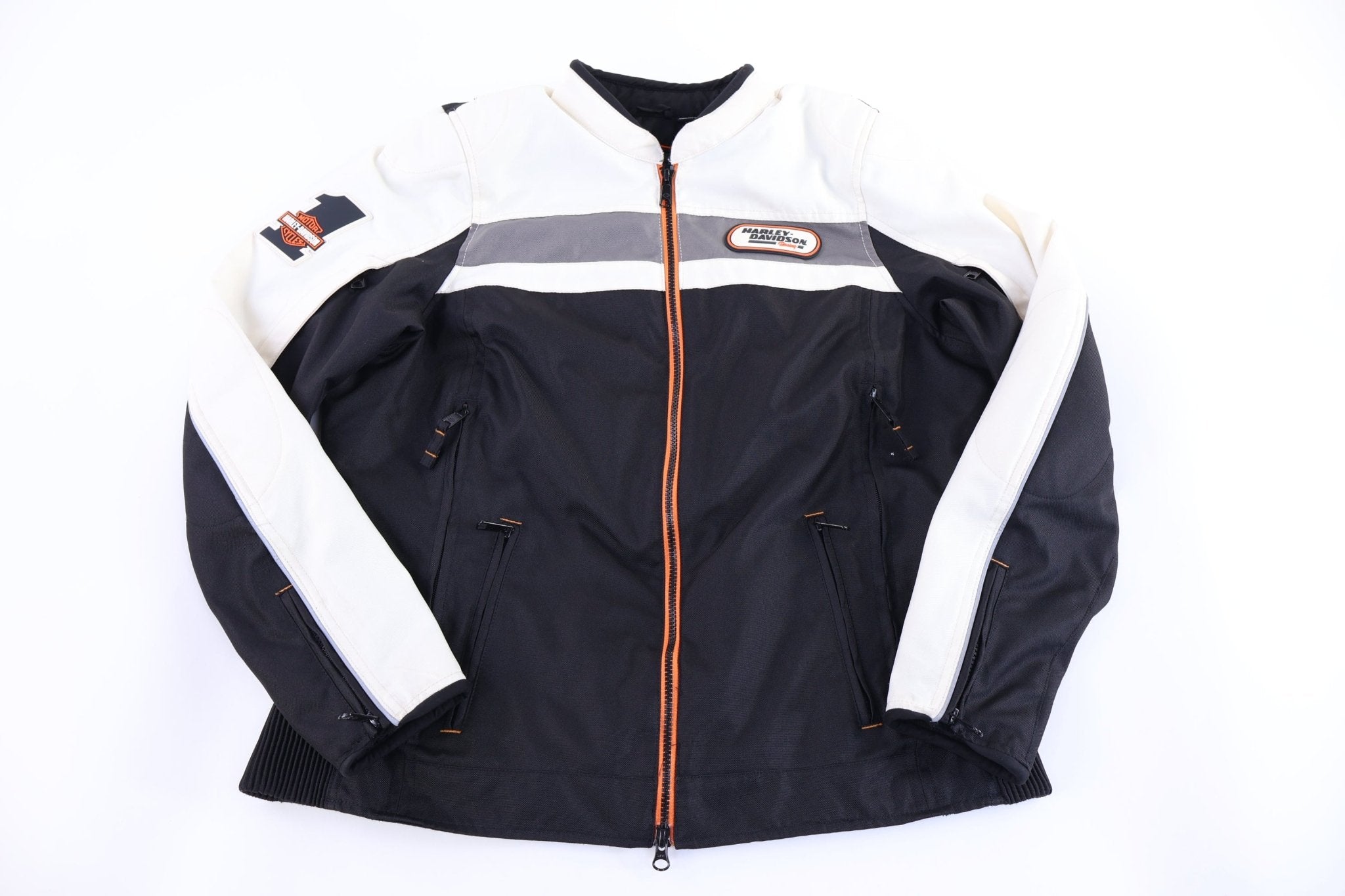 Harley Davidson Motorcycles Racing Full Zip Jacket - Jacket - Thrifted Threads
