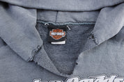 Harley Davidson Motorcycles Sauk City, Wisconsin Pullover Hoodie - ThriftedThreads.com