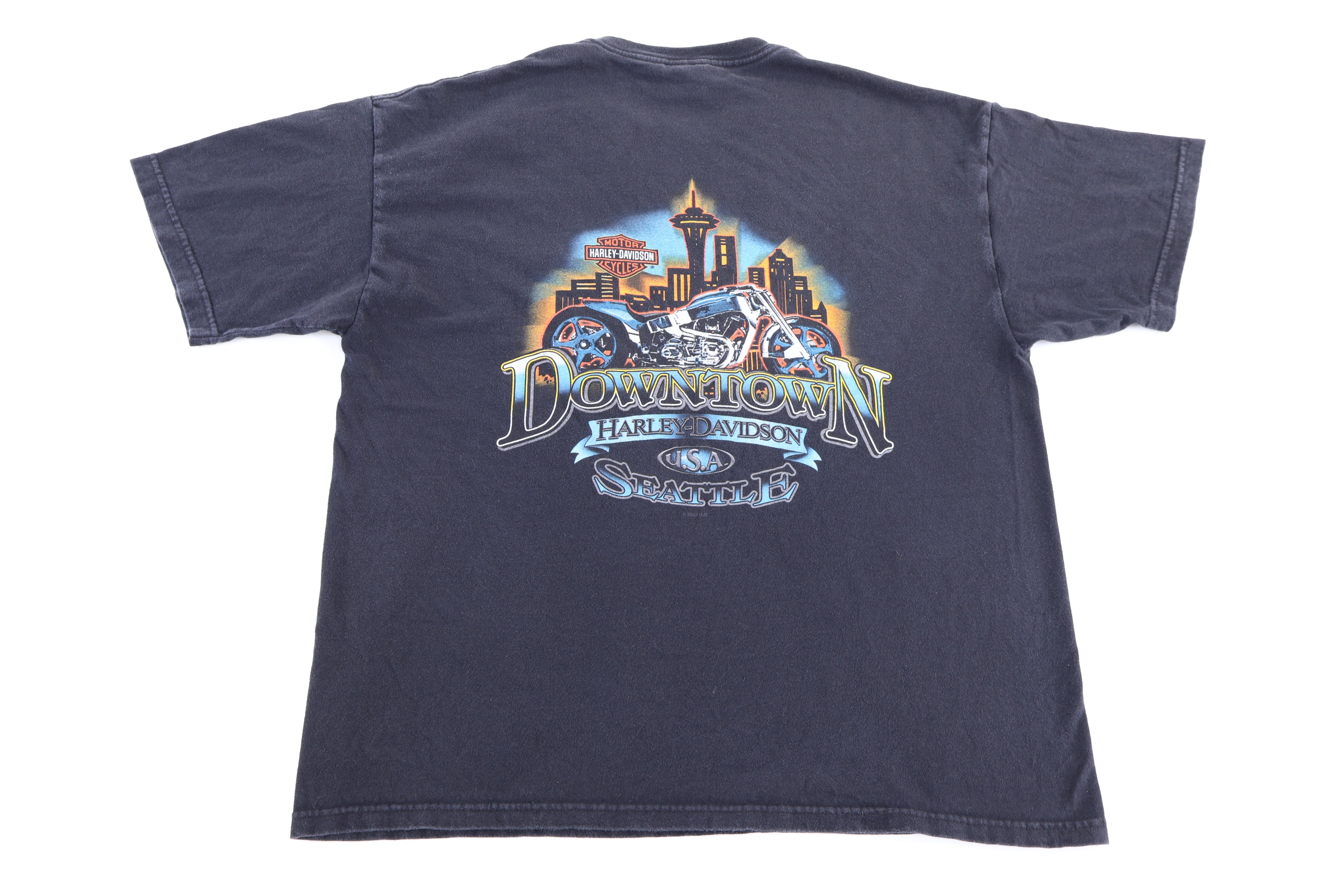 Harley Davidson Motorcycles Seattle T-shirt - Shirts & Tops - Thrifted Threads