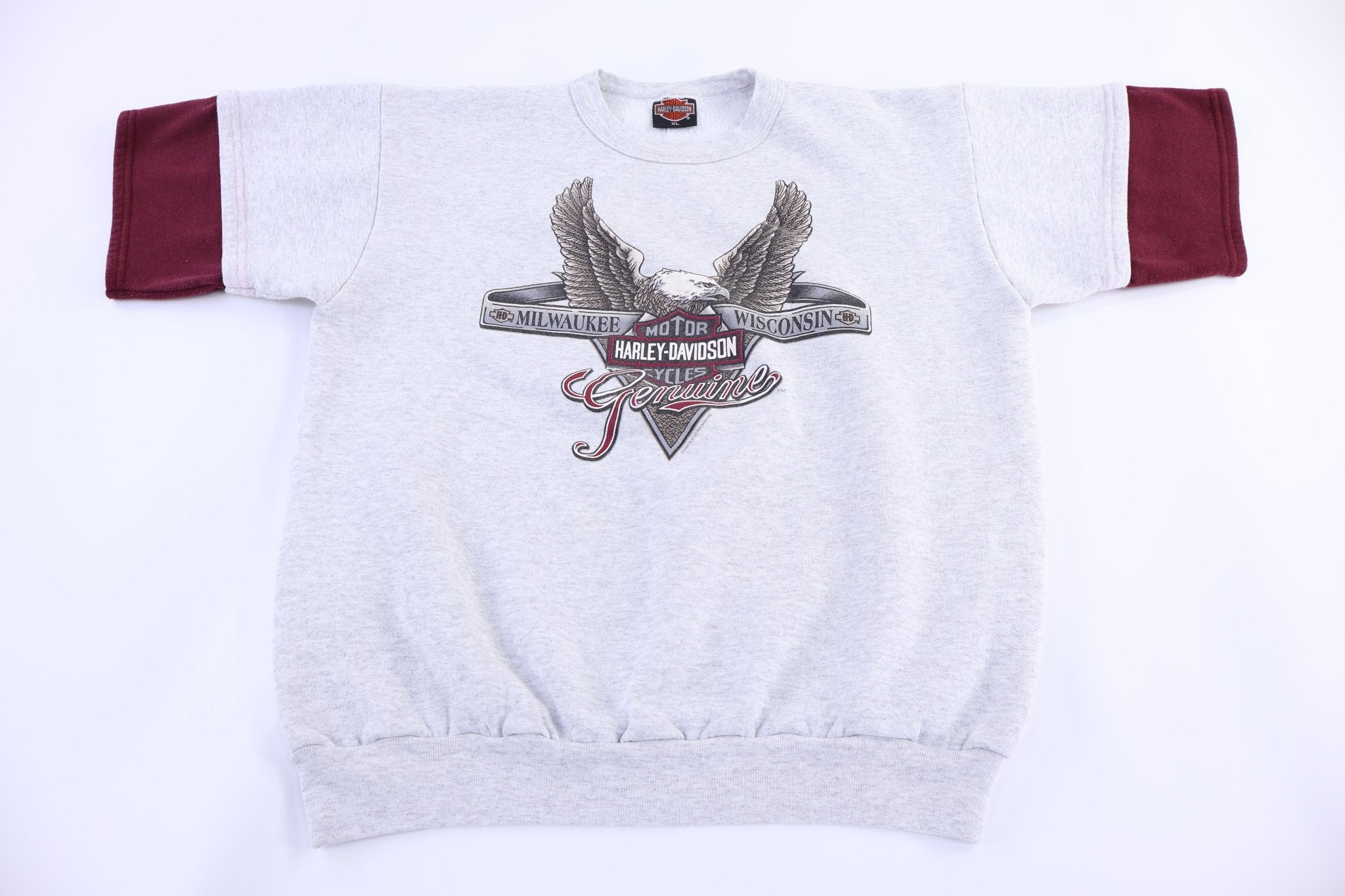 Harley Davidson Motorcycles Short Sleeve Sweater - Sweater - Thrifted Threads