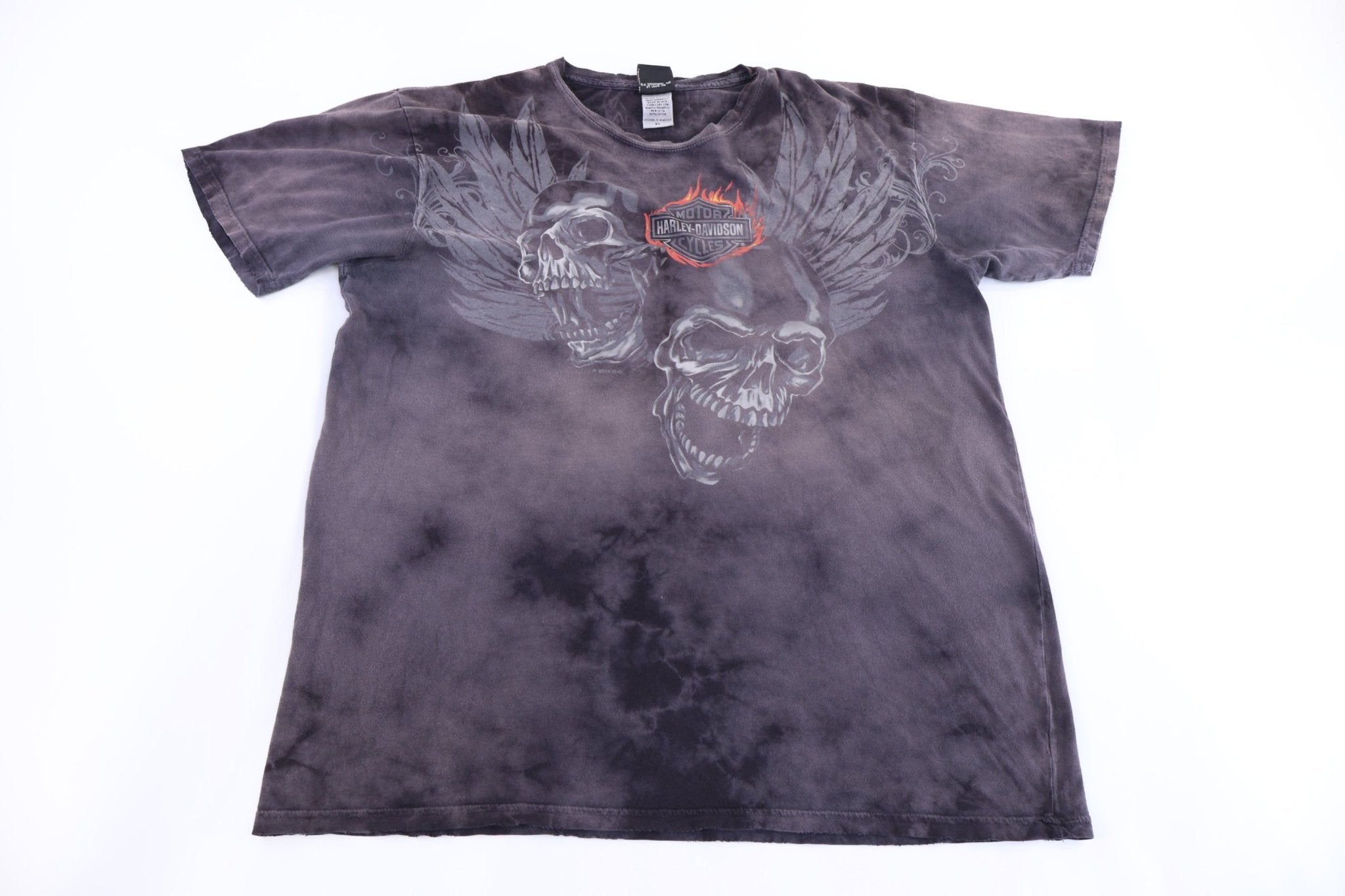 Harley Davidson Motorcycles Skull Graphic T-shirt - Shirts & Tops - Thrifted Threads