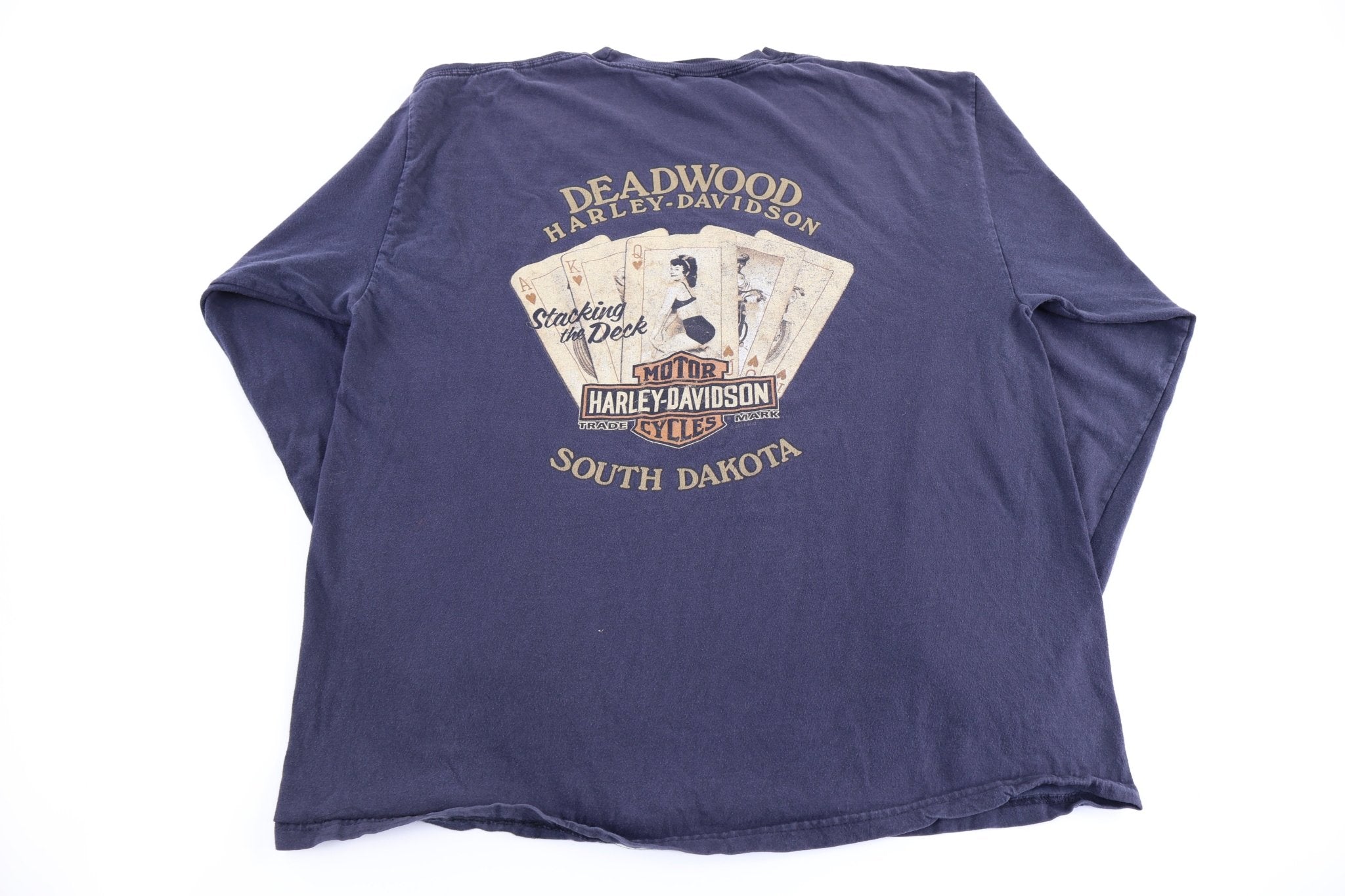 Harley Davidson Motorcycles South Dakota LS T-shirt - Shirts & Tops - Thrifted Threads