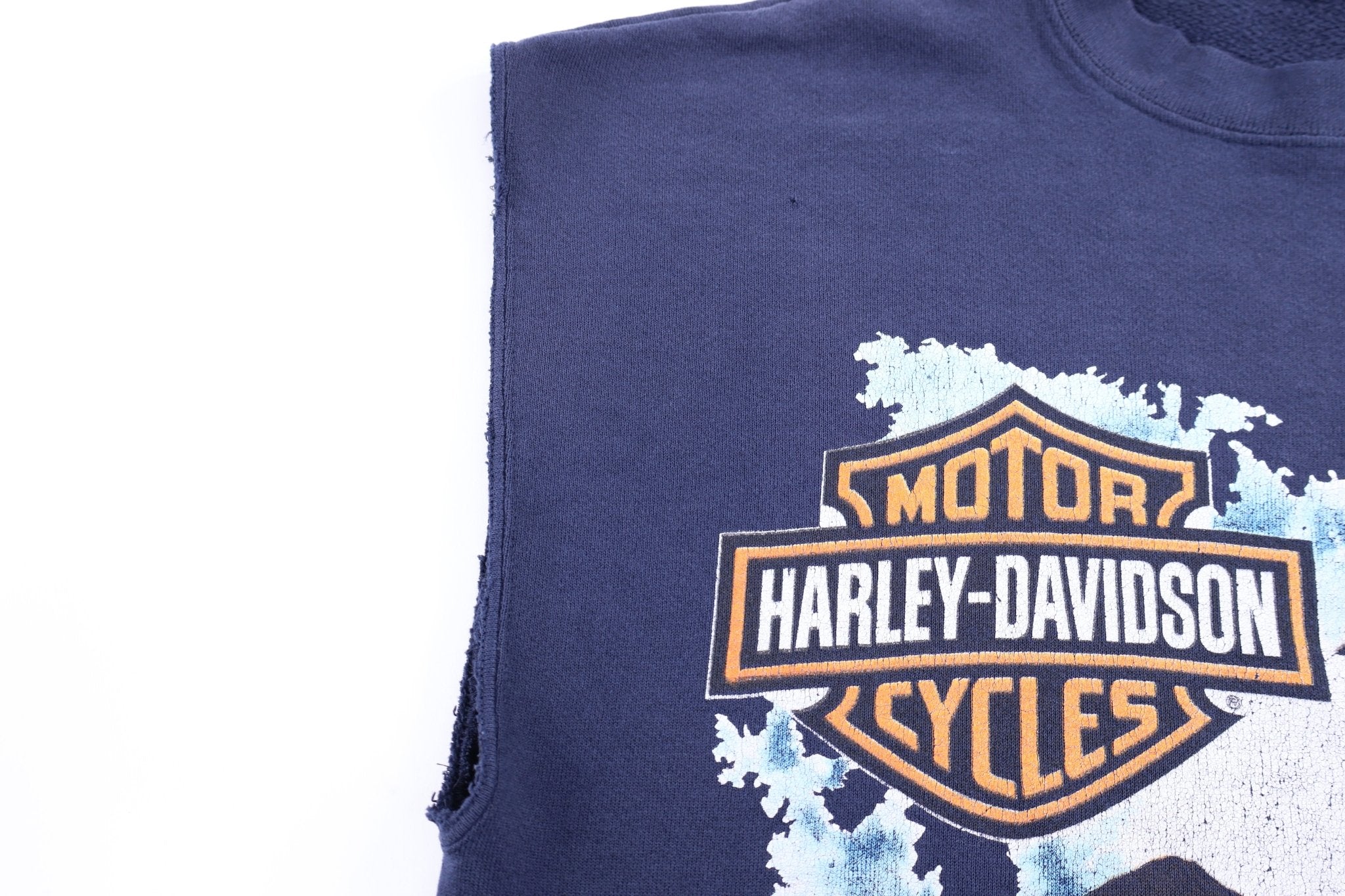 Harley Davidson Motorcycles Sweater Vest - Sweater - Thrifted Threads