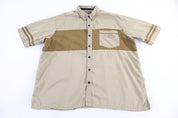 Harley Davidson Motorcycles Tan Button Down - Button Ups/Downs - Thrifted Threads