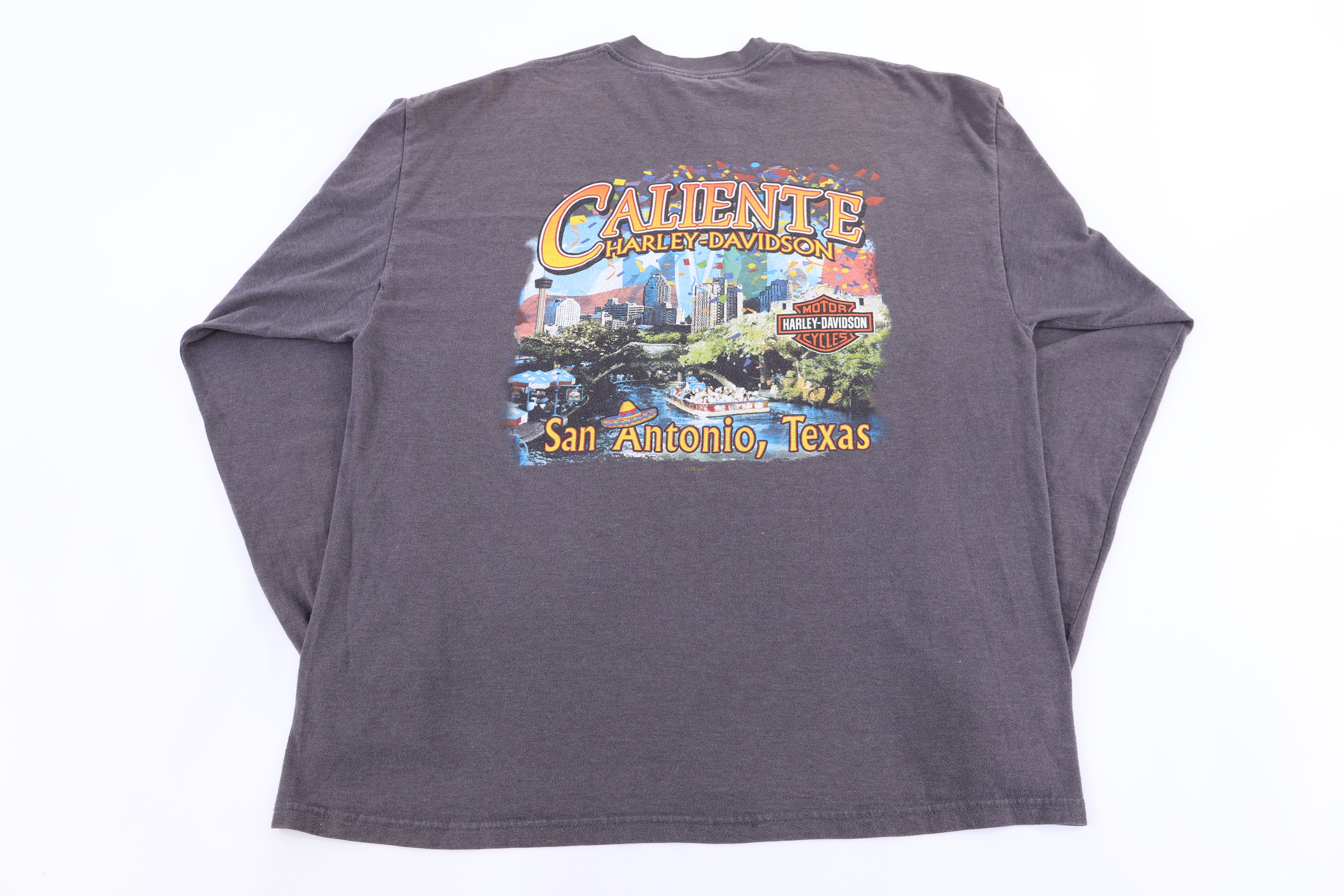 Harley Davidson Motorcycles Texas LS T-shirt - Shirts & Tops - Thrifted Threads