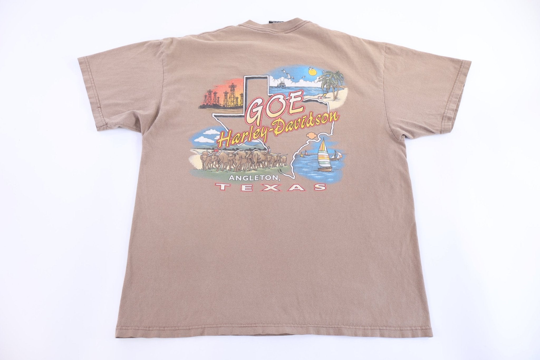 Harley Davidson Motorcycles Texas T-shirt - Shirts & Tops - Thrifted Threads