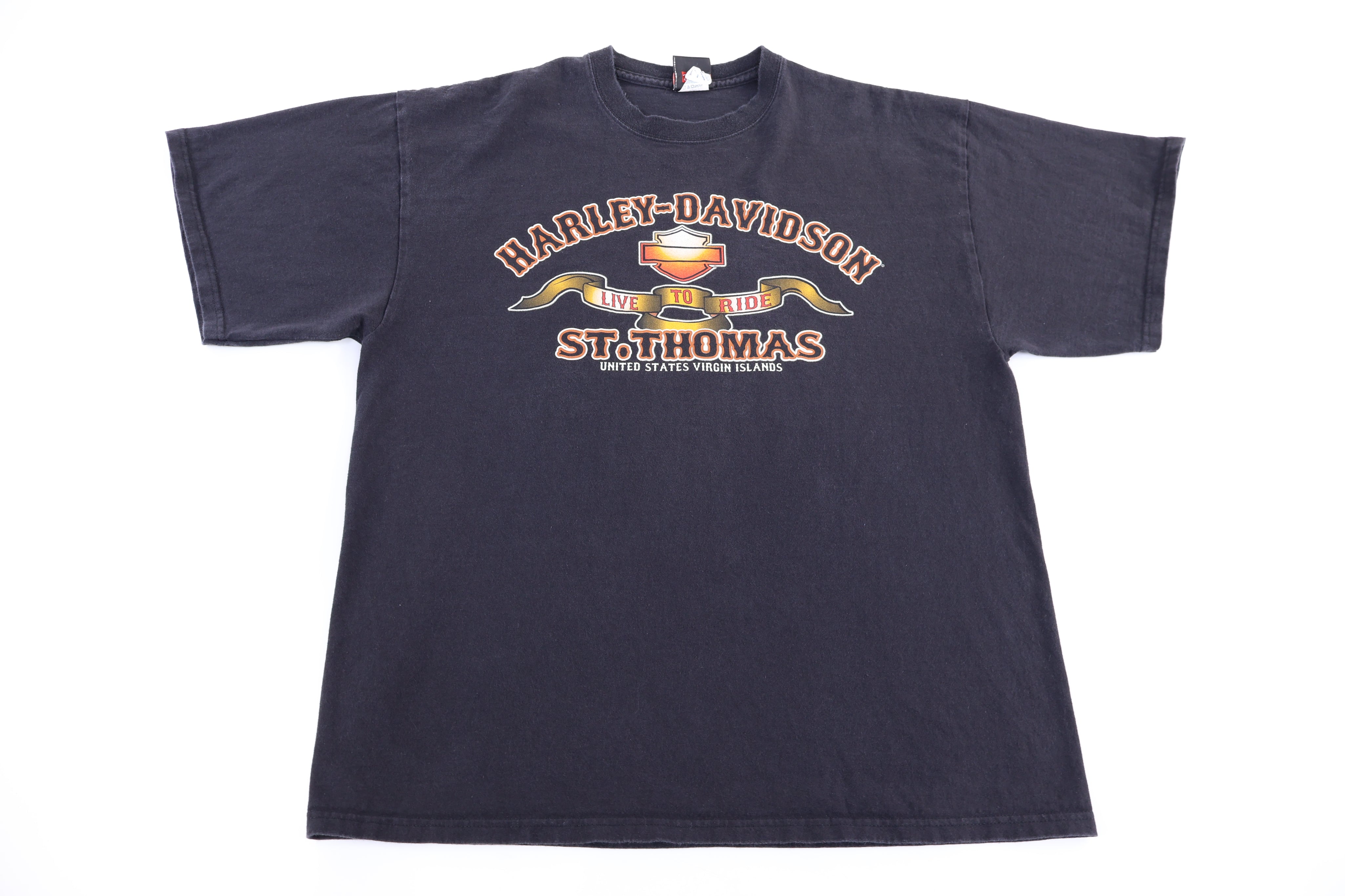 Harley Davidson Motorcycles The Virgin Islands T-shirt - Shirts & Tops - Thrifted Threads
