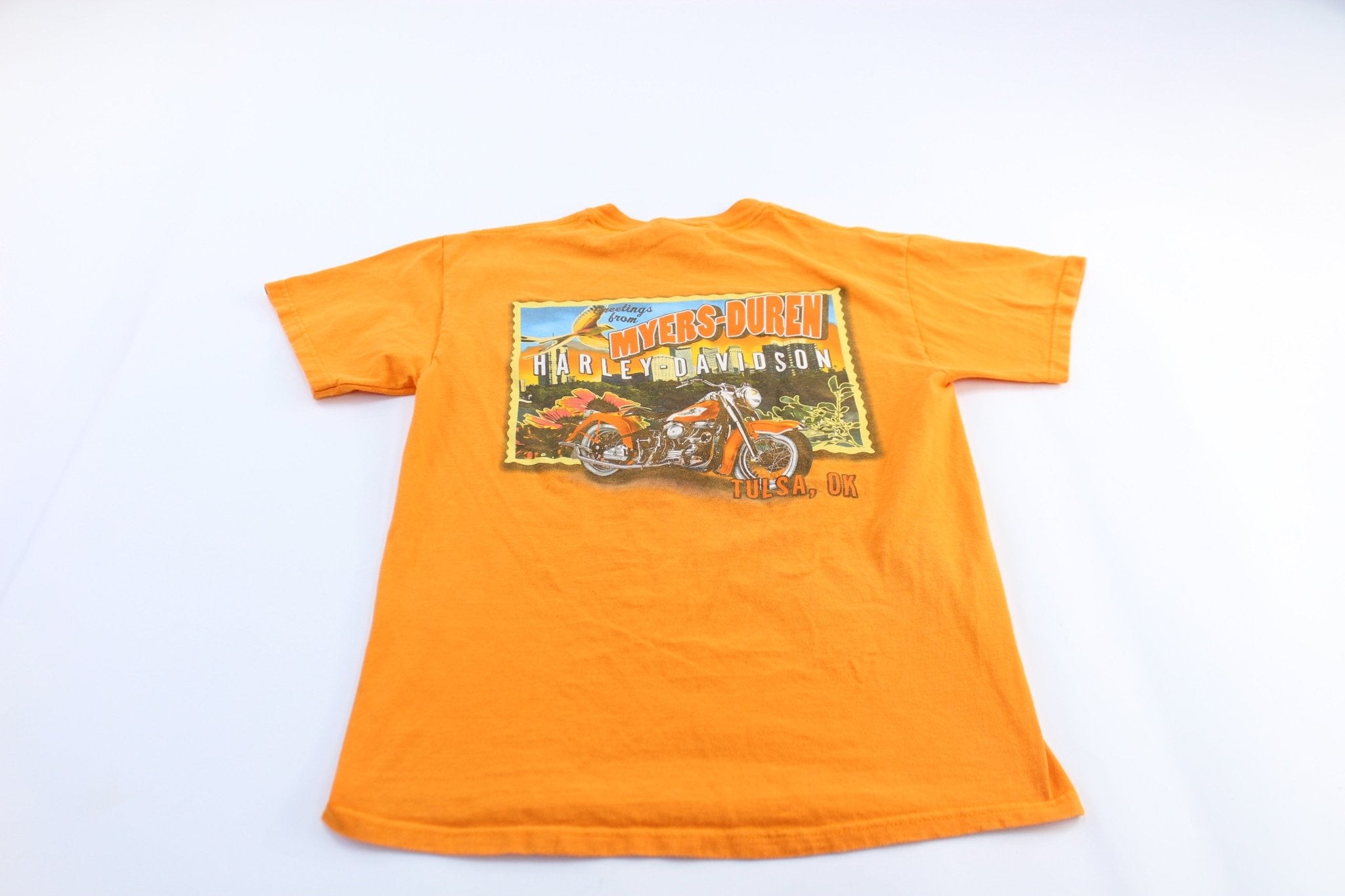 Harley Davidson Motorcycles Tulsa, Oklahoma T-Shirt - ThriftedThreads.com