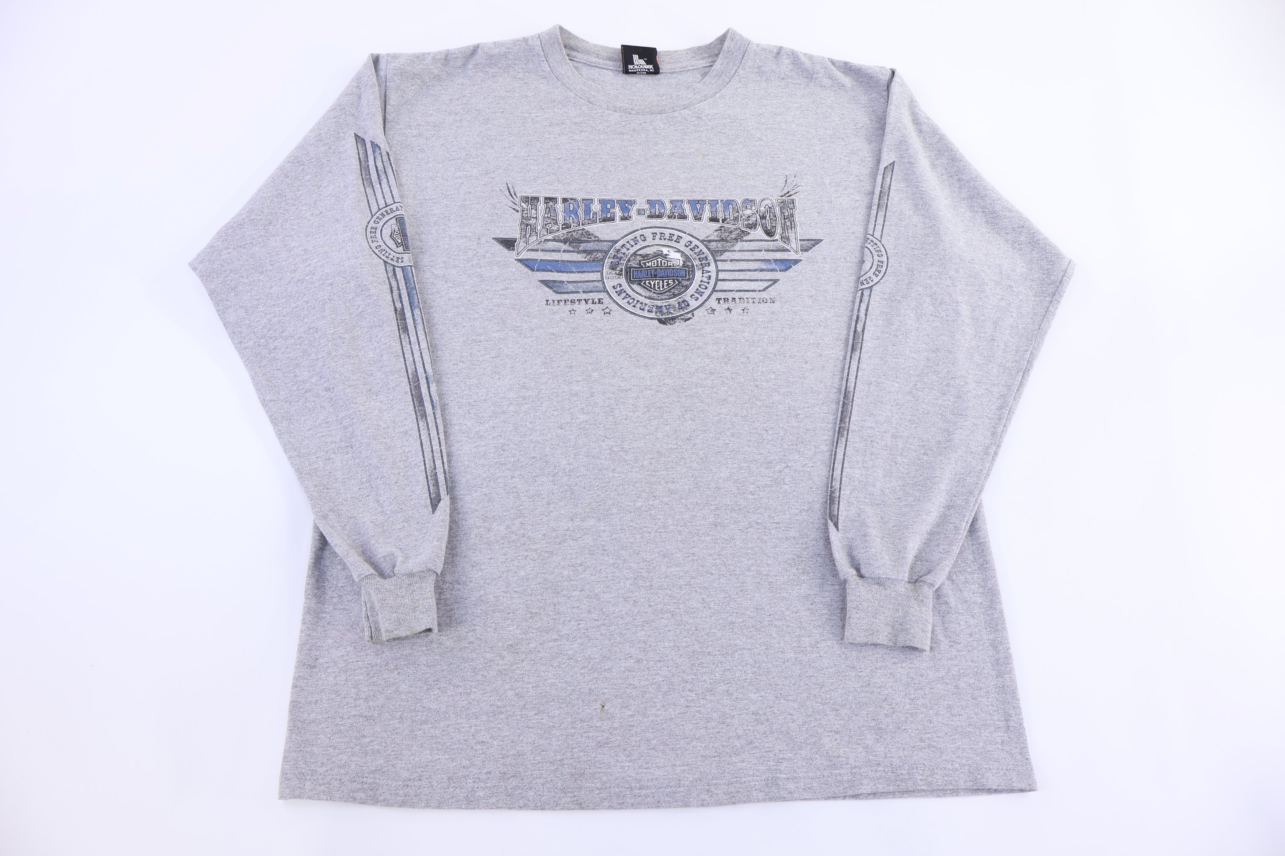 Harley Davidson Motorcycles Washington LS T-shirt - Shirts & Tops - Thrifted Threads