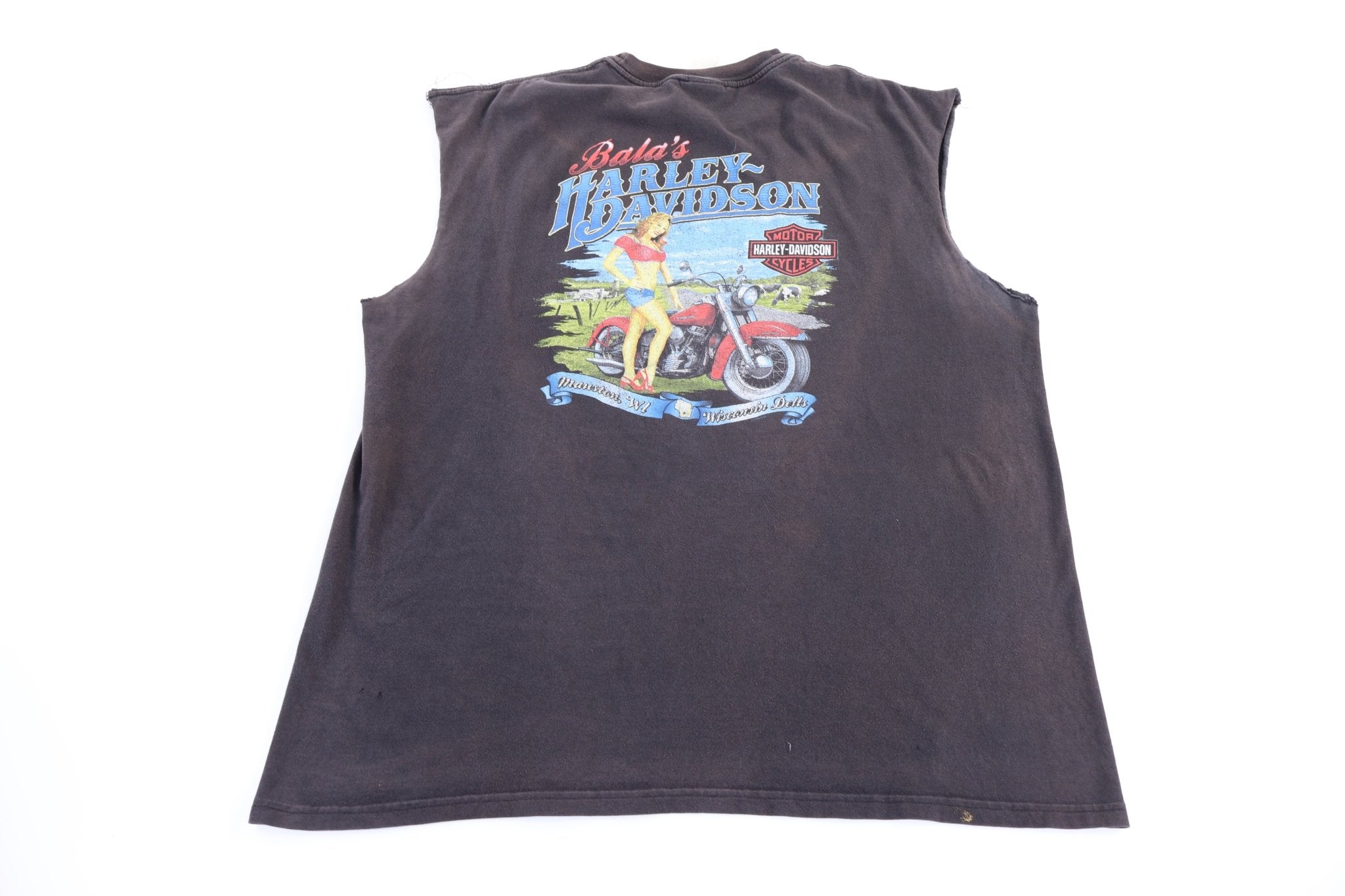 Harley Davidson Motorcycles Wisconsin Tank Top - Jerseys/Tanks - Thrifted Threads
