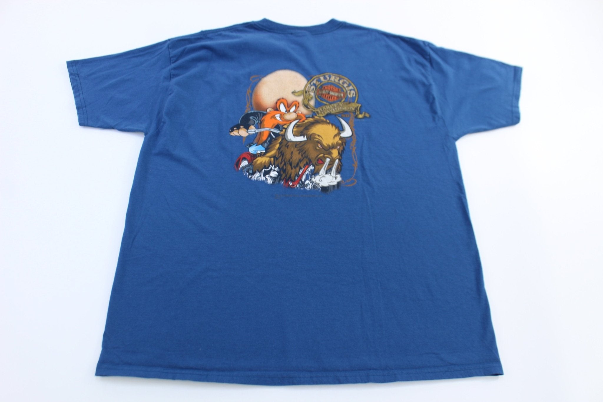 Harley Davidson Motorcycles Yosemite Sam T-shirt - ThriftedThreads.com
