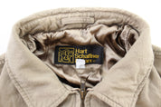 Hart Schaffner & Marx Beige Zip Up Jacket - Jackets - Thrifted Threads