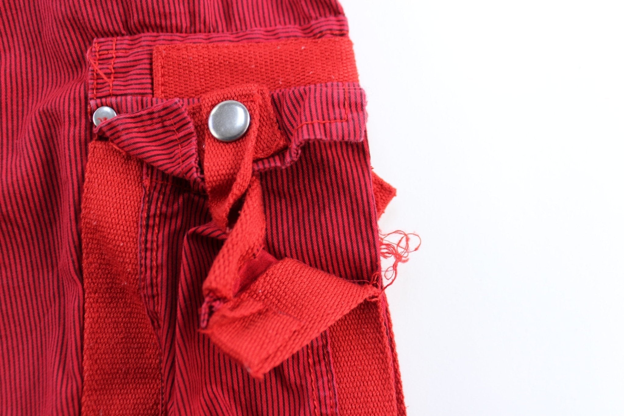 Henry & William Red Striped Cargo Shorts - Pants/Shorts - Thrifted Threads