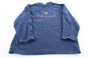 Houston Texans Embroidered Fleece Pullover - ThriftedThreads.com