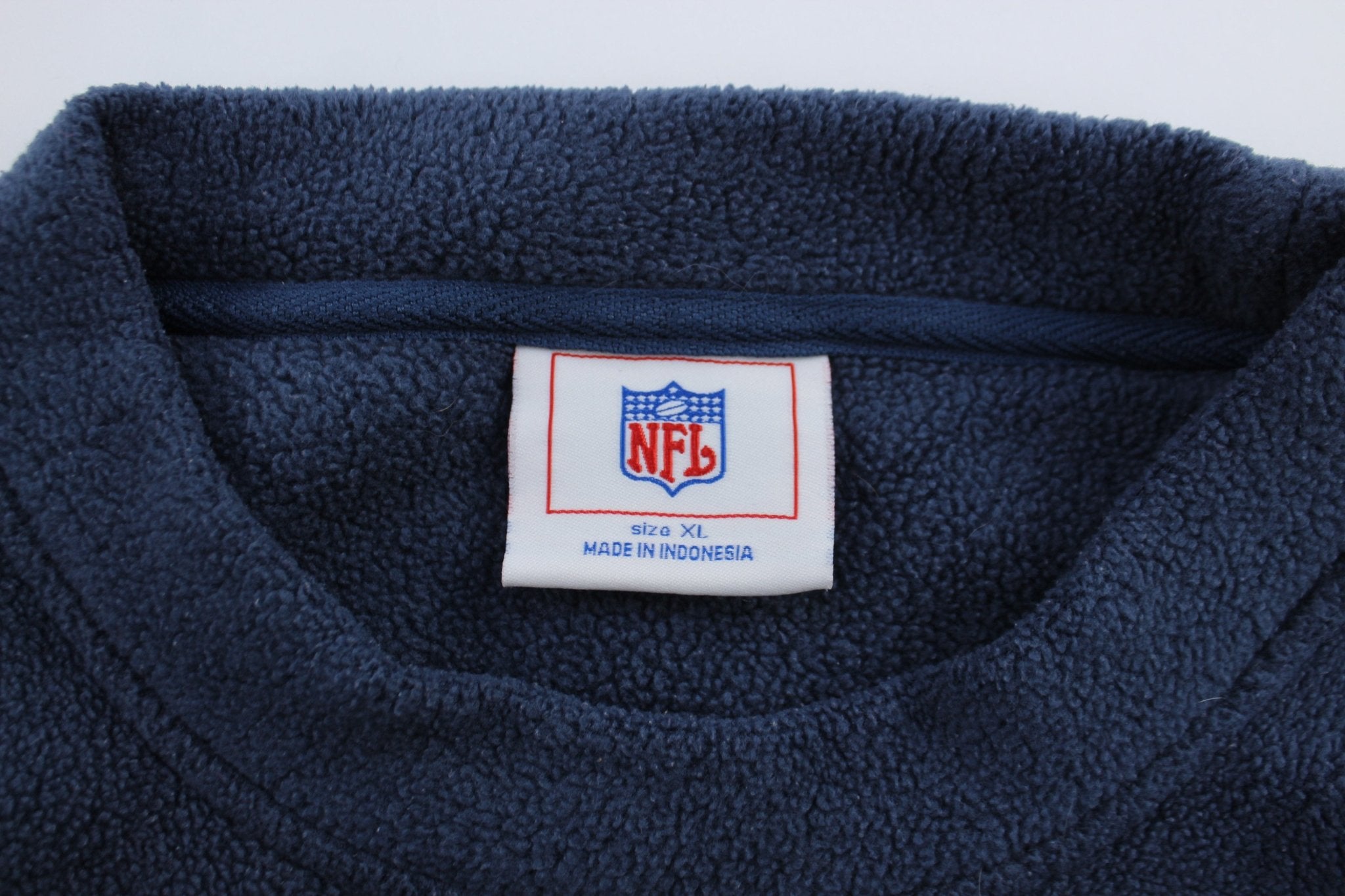 Houston Texans Embroidered Fleece Pullover - ThriftedThreads.com