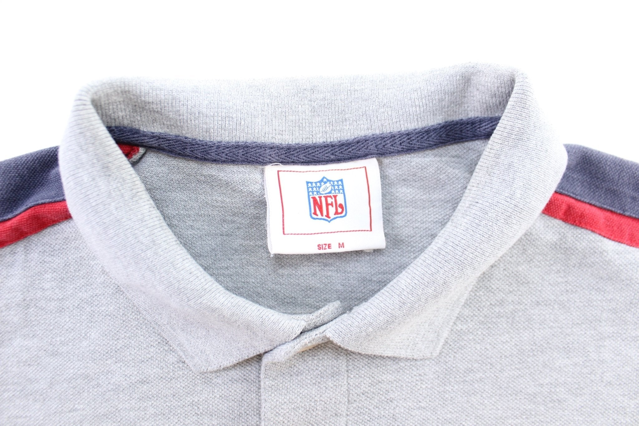 Houston Texans Embroidered Striped Button Up Polo - Button Ups/Downs - Thrifted Threads