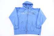 Hurley Graphic Logo Full Zip Hoodie - Jacket - Thrifted Threads