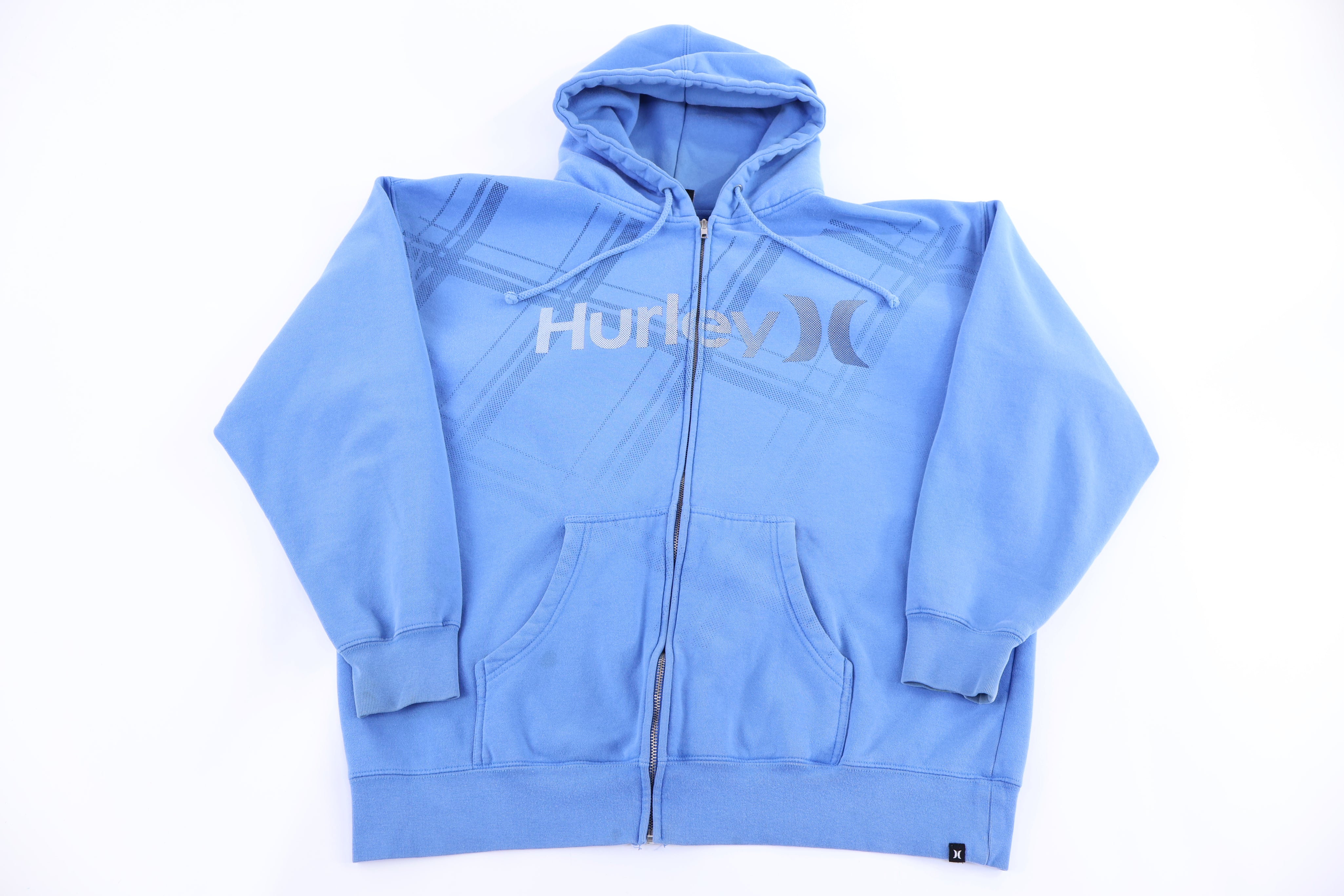 Hurley Graphic Logo Full Zip Hoodie - Jacket - Thrifted Threads