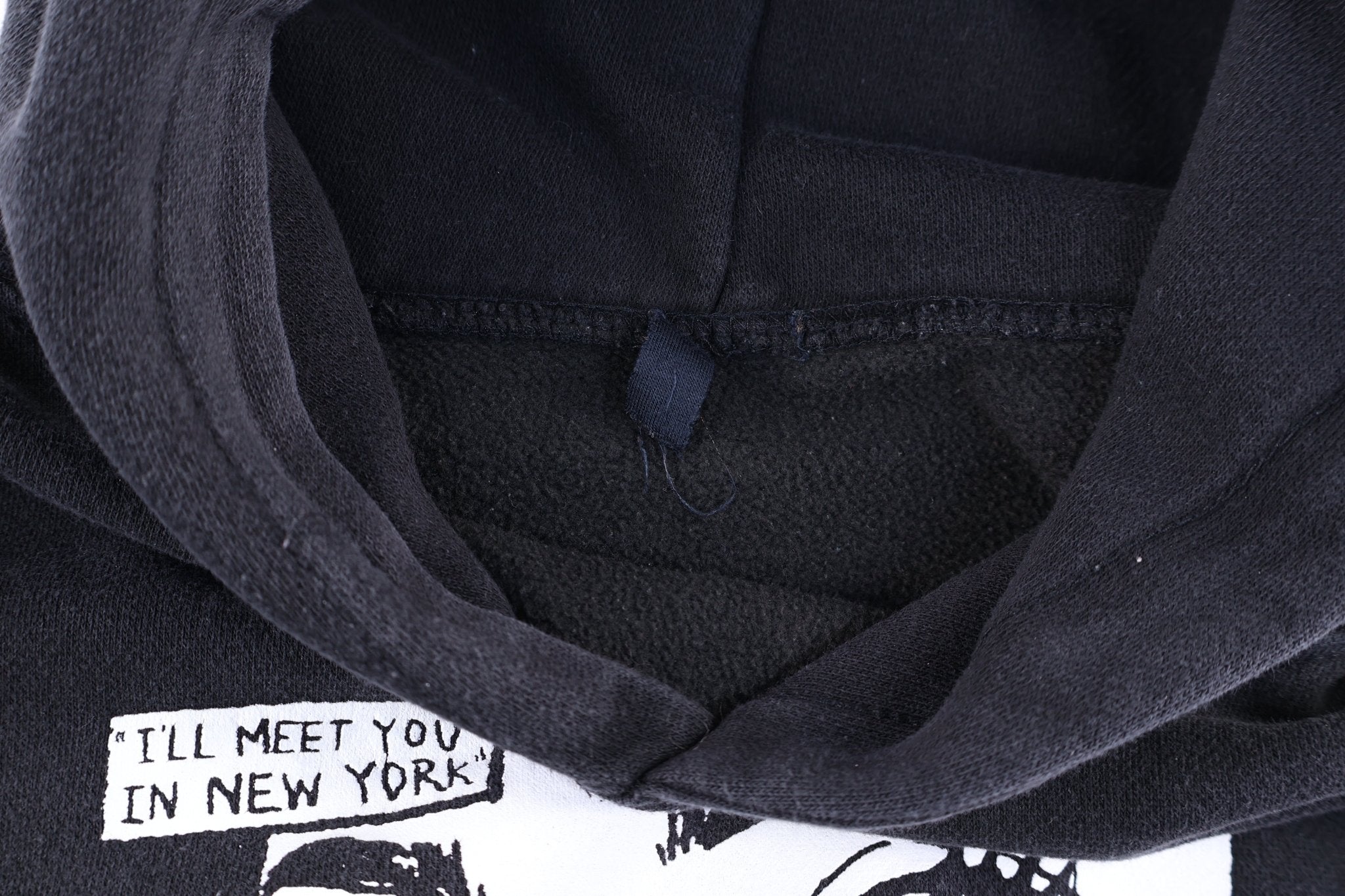 I'll Meet You In New York Cartoon Pullover Hoodie - Sweatshirt - Thrifted Threads