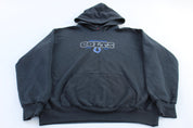 Indianapolis Colts Football Embroidered Black Pullover Hoodie - ThriftedThreads.com
