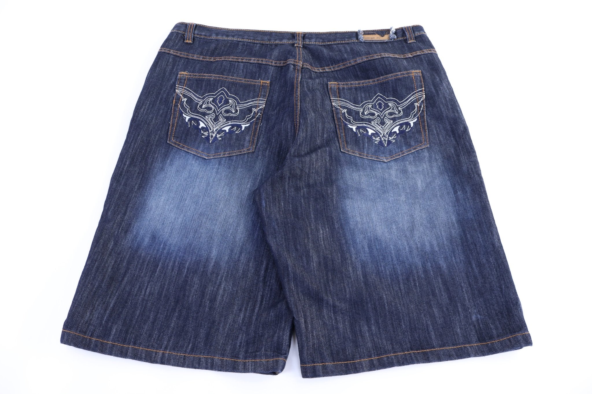 Indigo Thirty Dark Wash Denim Shorts - Pants/Shorts - Thrifted Threads