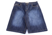 Indigo Thirty Dark Wash Denim Shorts - Pants/Shorts - Thrifted Threads