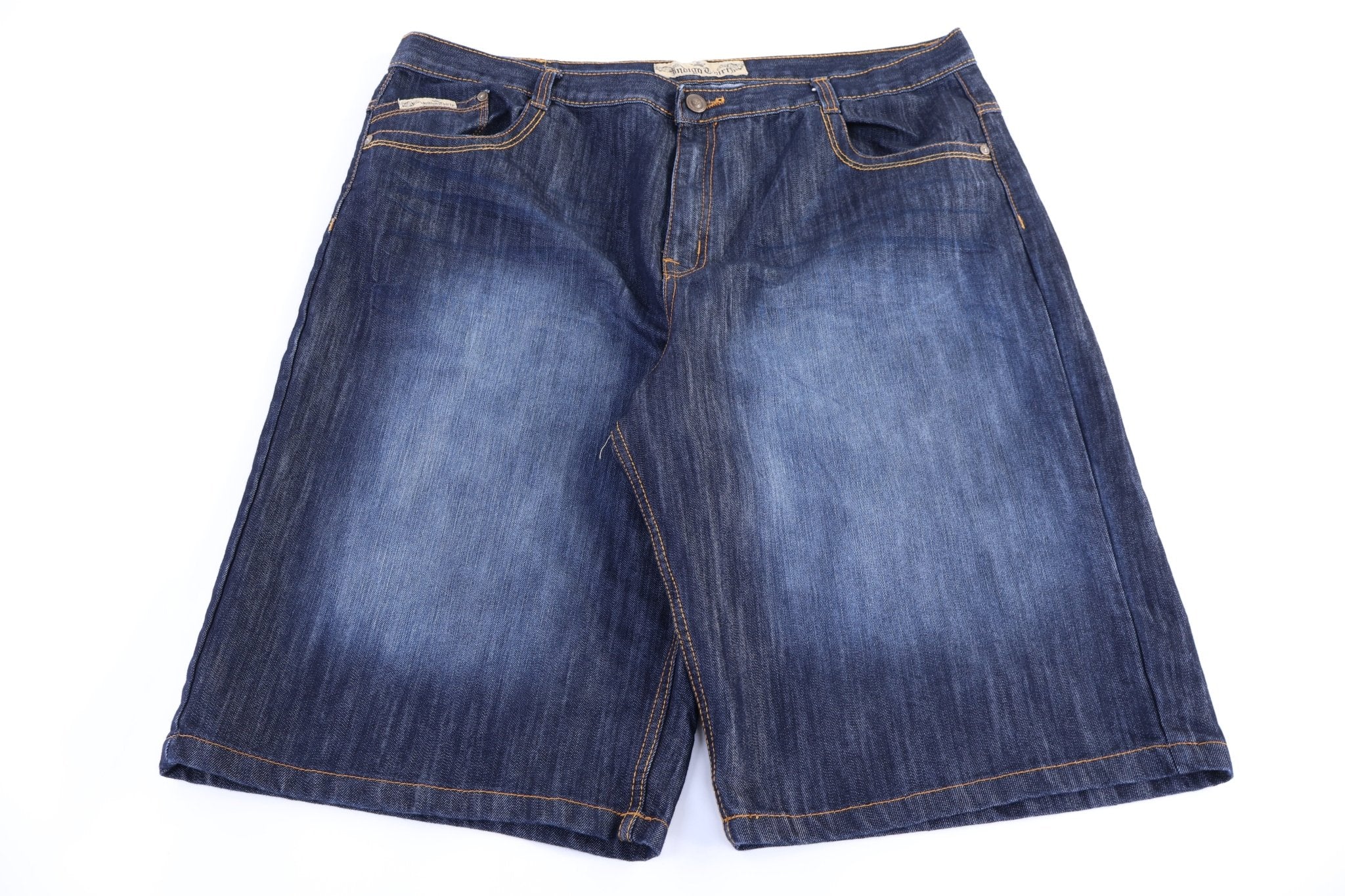 Indigo Thirty Dark Wash Denim Shorts - Pants/Shorts - Thrifted Threads