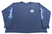 International Brotherhood of Electrical Workers Blue LS T-Shirt - ThriftedThreads.com
