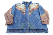 Izzi Woman Denim Zip Up Jacket - ThriftedThreads.com