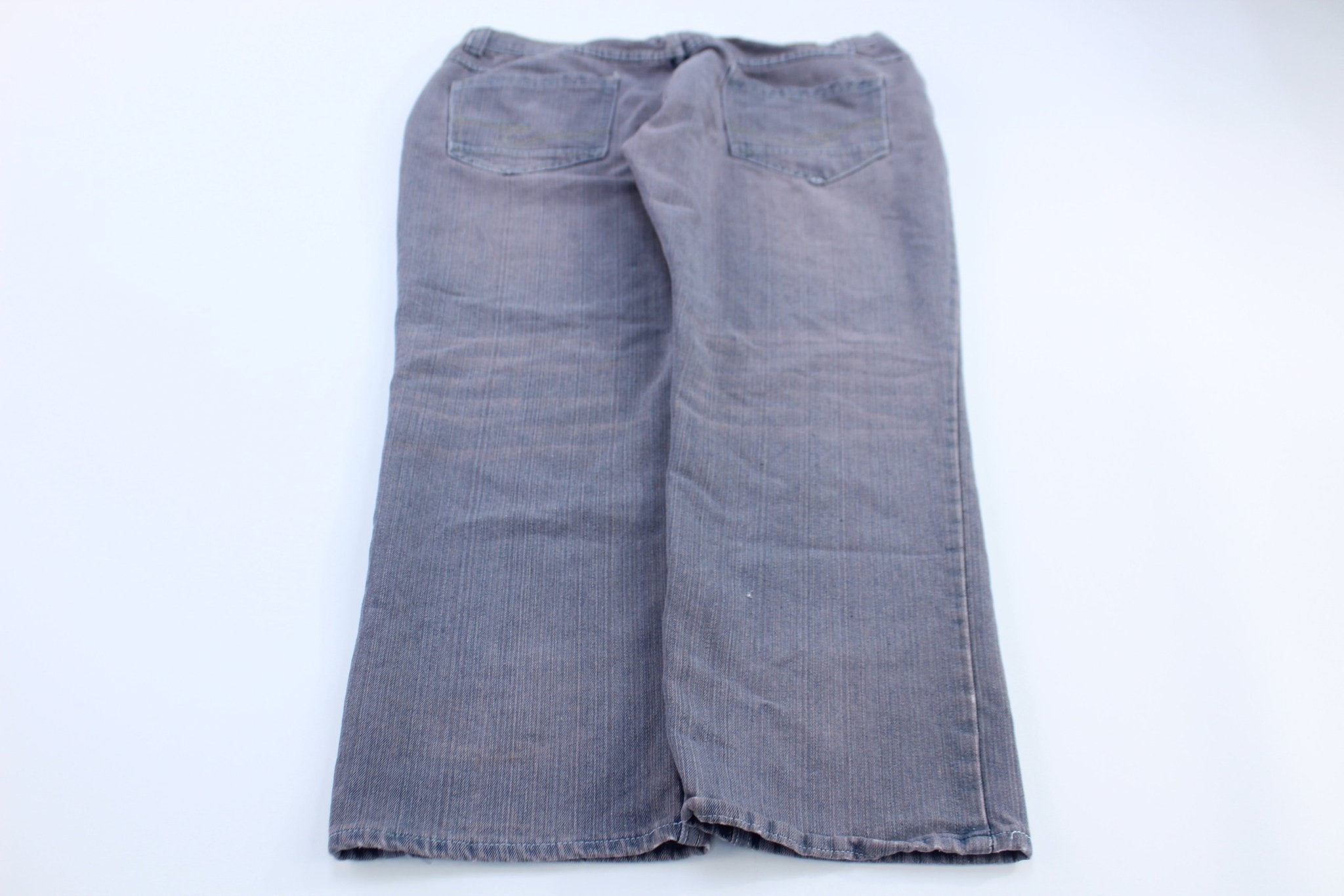 Jinzu Denim Embroidered Straight Fit Jeans - ThriftedThreads.com