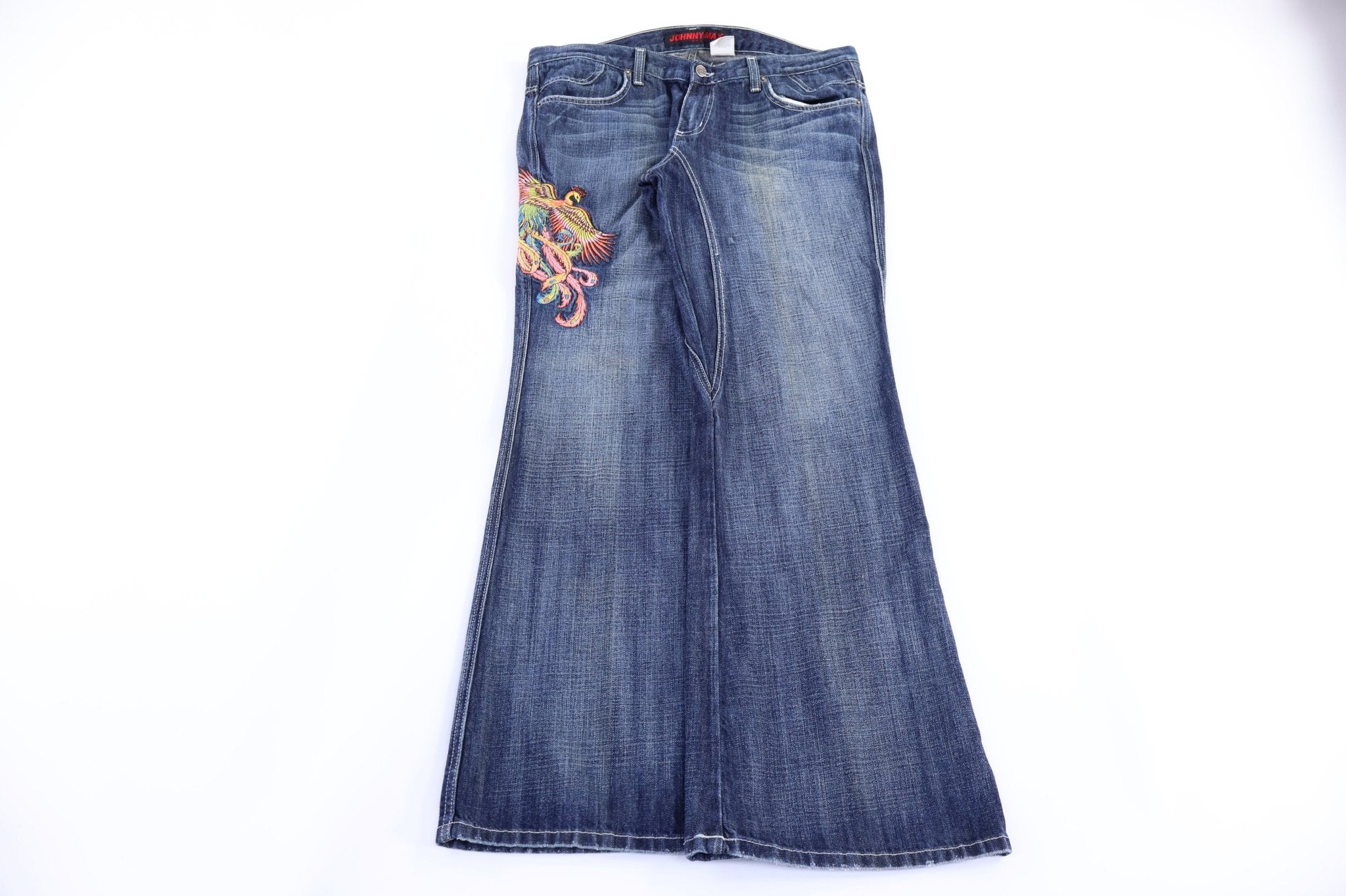 Johnny Max Dark Wash Denim Jeans - Pants - Thrifted Threads