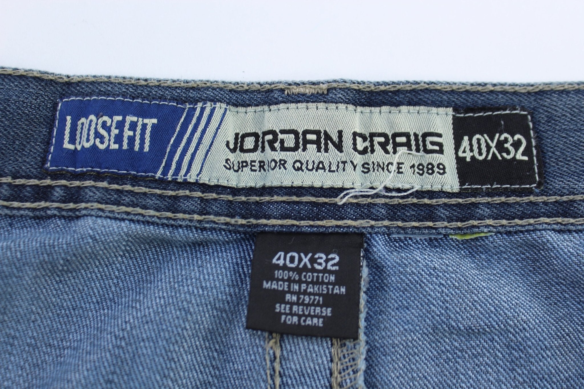Jordan Craig Medium Wash Loose Fit Denim Jeans - Pants - Thrifted Threads