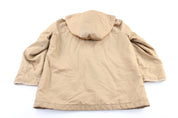 Junior's London Fog Beige Hooded Zip Up Jacket - Jacket - Thrifted Threads