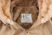 Junior's London Fog Beige Hooded Zip Up Jacket - Jacket - Thrifted Threads