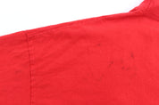 Kansas City Chiefs Football Embroidered Red LS T-Shirt - ThriftedThreads.com