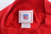 Kansas City Chiefs Football Embroidered Red LS T-Shirt - ThriftedThreads.com