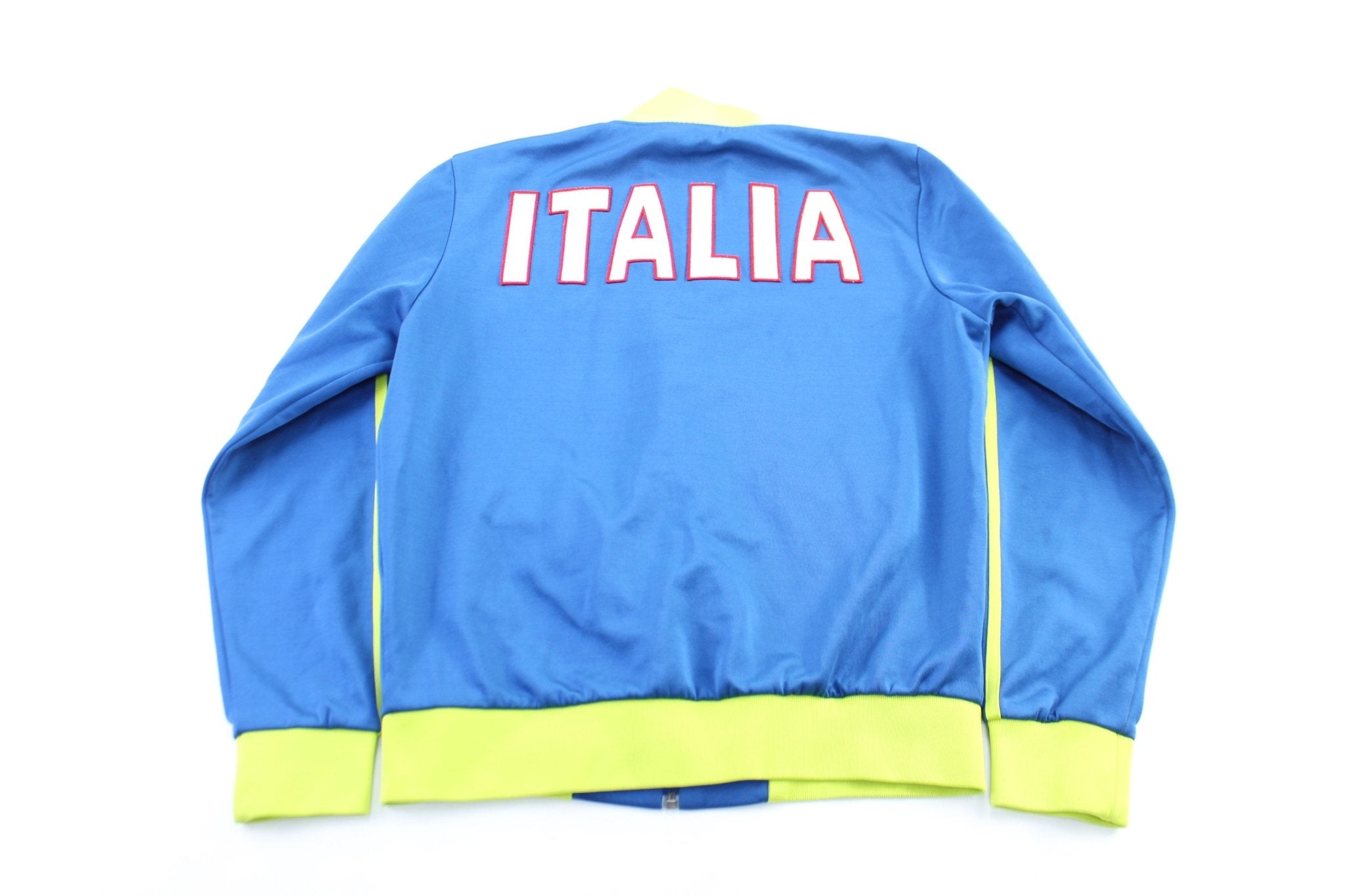 Kappa Embroidered Logo Italia Track Zip Up Jacket - ThriftedThreads.com