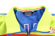 Kappa Embroidered Logo Italia Track Zip Up Jacket - ThriftedThreads.com