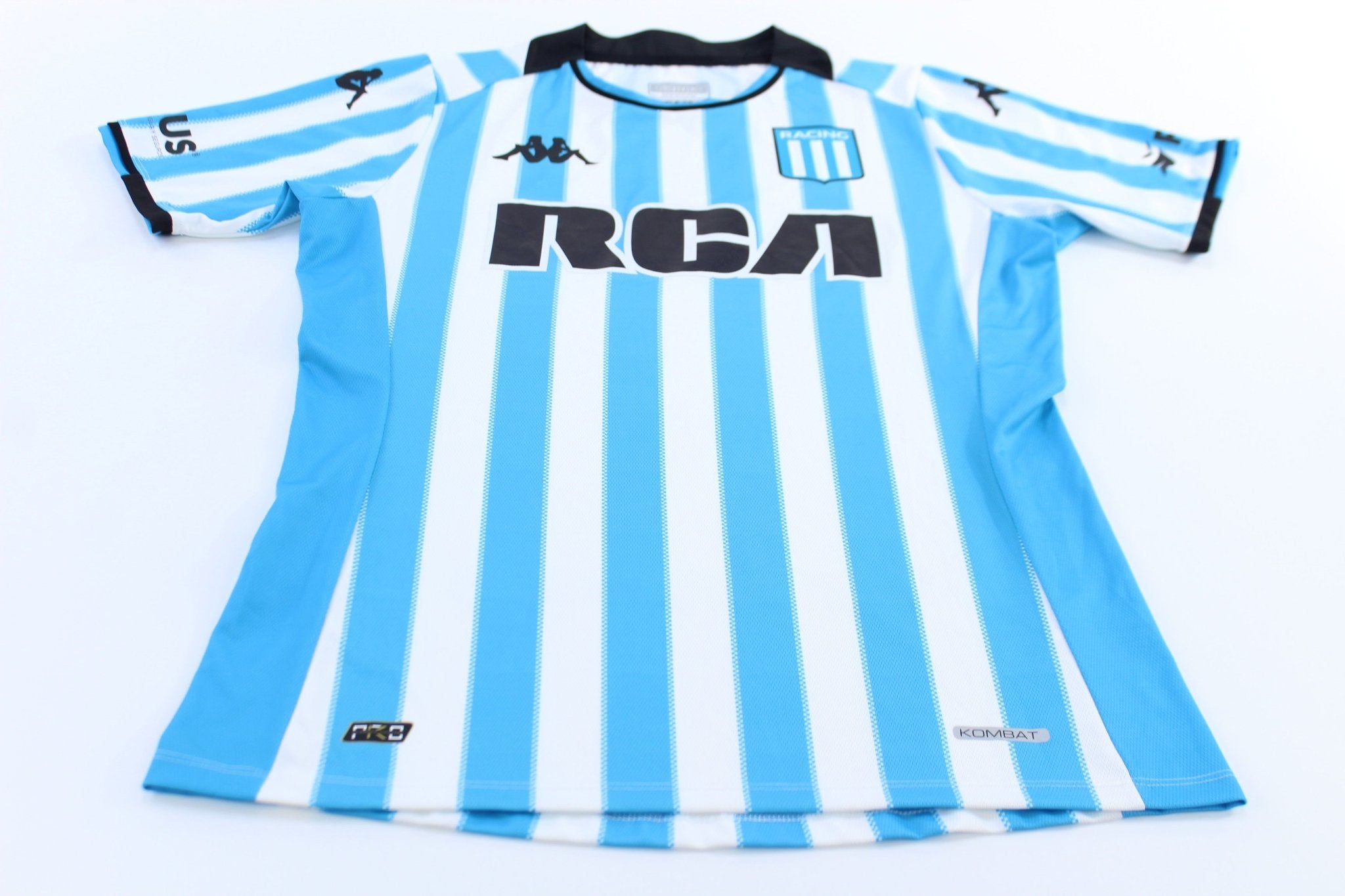 Kappa Logo Striped Racing Jersey - ThriftedThreads.com