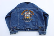 Kids Harley Davidson Motorcycles Taz Denim Jacket - ThriftedThreads.com