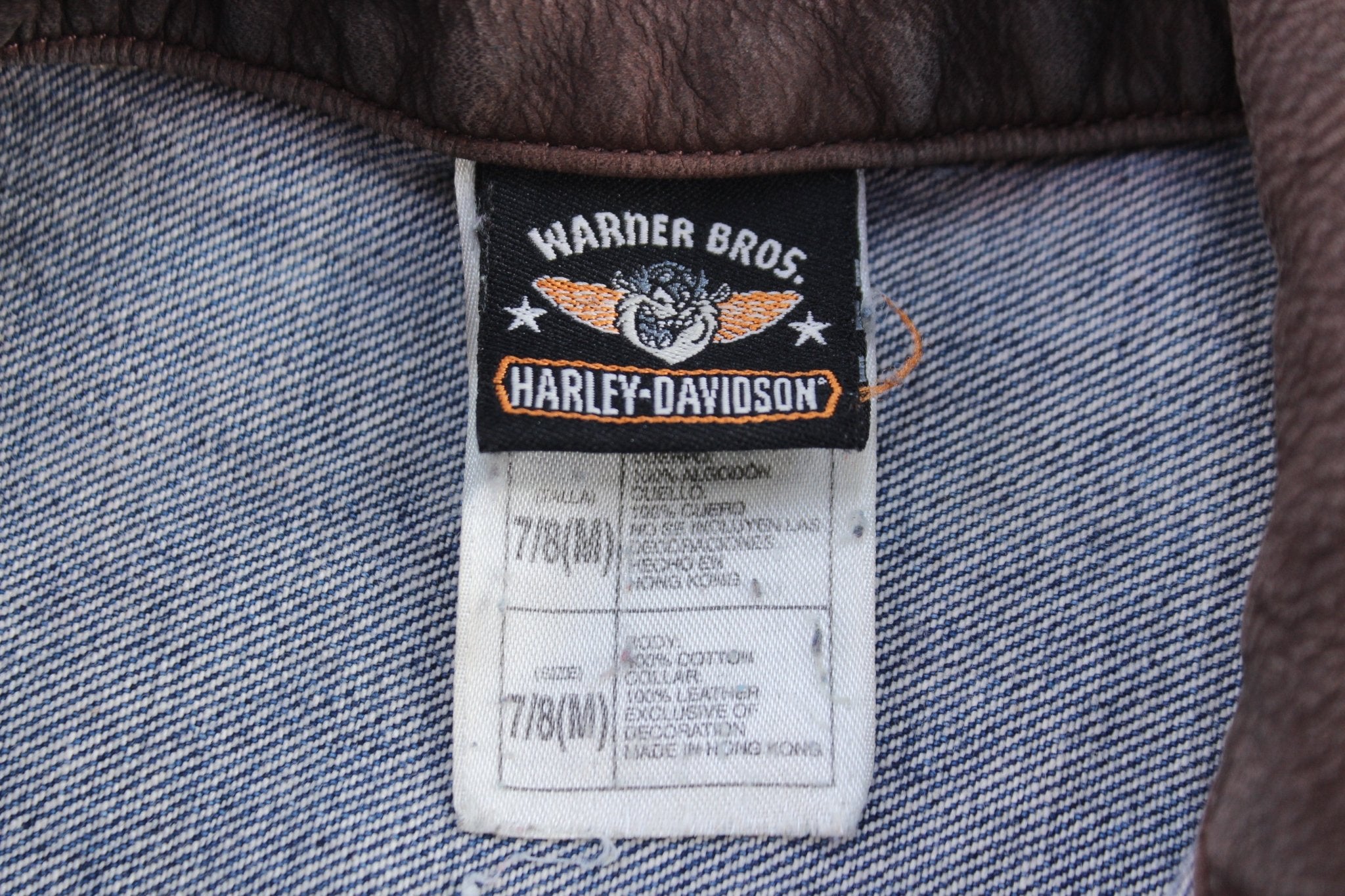 Kids Harley Davidson Motorcycles Taz Denim Jacket - ThriftedThreads.com
