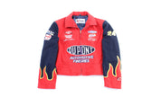 KId's Jeff Hamilton Embroidered Jeff Gordon Flame Racing Jacket - ThriftedThreads.com