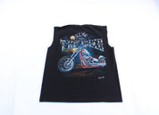 King Of The Road Biker Graphic Tank Top - Jerseys/Tanks - Thrifted Threads