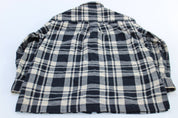 Lauren Ralph Lauren Black & White Plaid Flannel Shirt - ThriftedThreads.com