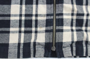 Lauren Ralph Lauren Black & White Plaid Flannel Shirt - ThriftedThreads.com