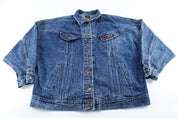 Lee Patio 153438 Acid Wash Denim Jacket - ThriftedThreads.com